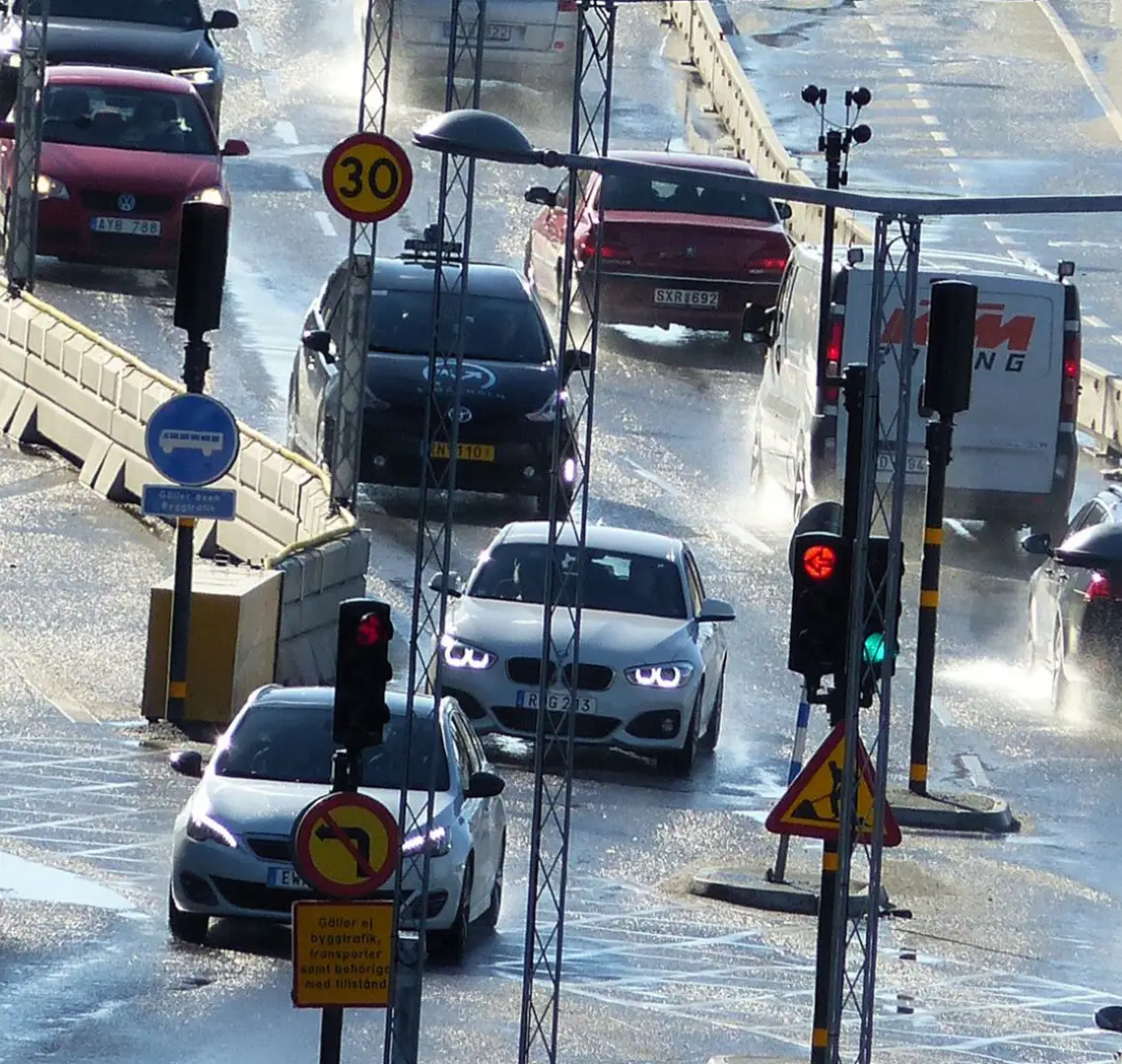 Övningskörning i Södermalm
